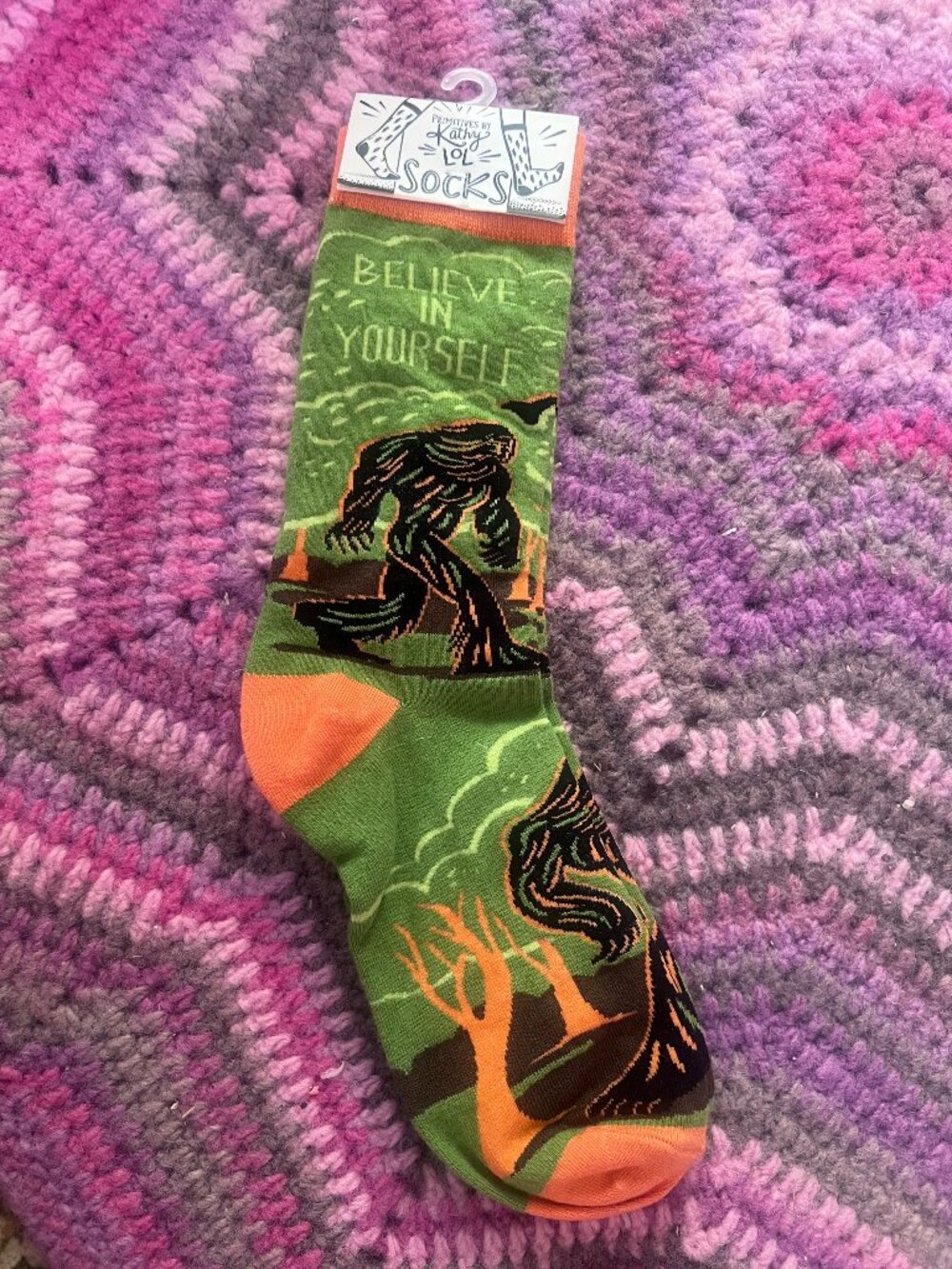 NWT Primitives by Kathy Sasquatch Socks